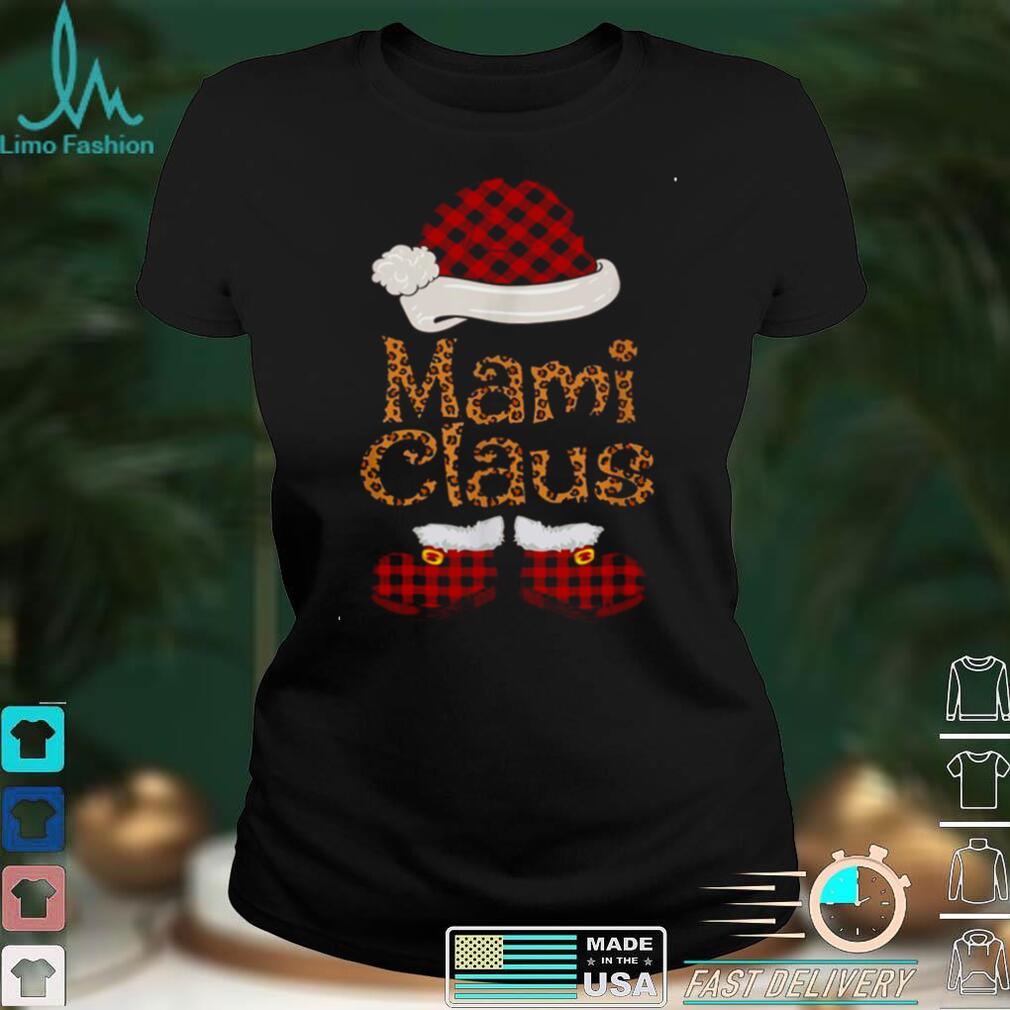 Mami Claus Santa Hat Matching Family Christmas Pajama Shirt