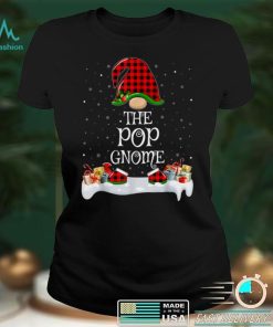 Matching Red Buffalo Plaid The Pop Gnome Christmas T Shirt