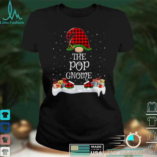 Matching Red Buffalo Plaid The Pop Gnome Christmas T Shirt