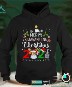 Merry Quarantine Christmas 2021 Reindeer Boys Xmas shirt