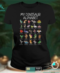 My Dinosaur Alphabet A Z ABC Dino T rex Dinosaurus T Shirt