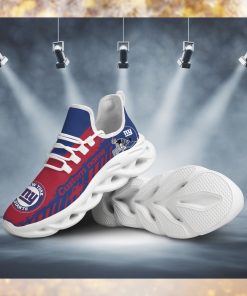 New York Giants American NFL Football Team Helmet Logo Custom Name Personalized Men And Women Max Soul Sneakers Shoes For Fan