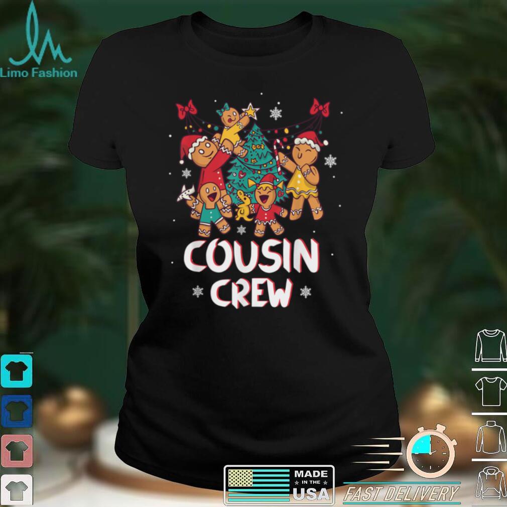 Official Cousin Crew Santa and Friends Christmas Boys Girls Kids Xmas T Shirt