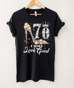 Official Damn 70 I Make Look Good 70th Birthday diamond shoes Gift T Shirt