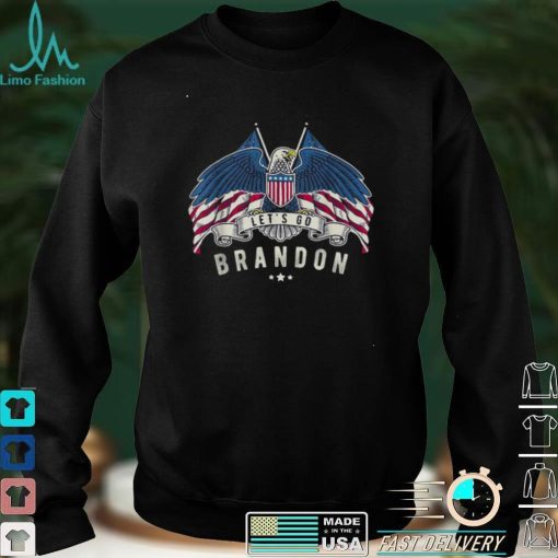 Official Let's Go Brandon Eagle US Flag Conservative T Sweater Shirt