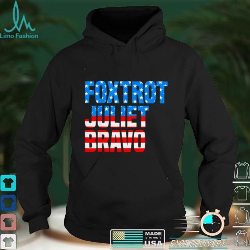 Official Let's Go Brandon Foxtrot Juliet Bravo US Flag Sweater Shirt