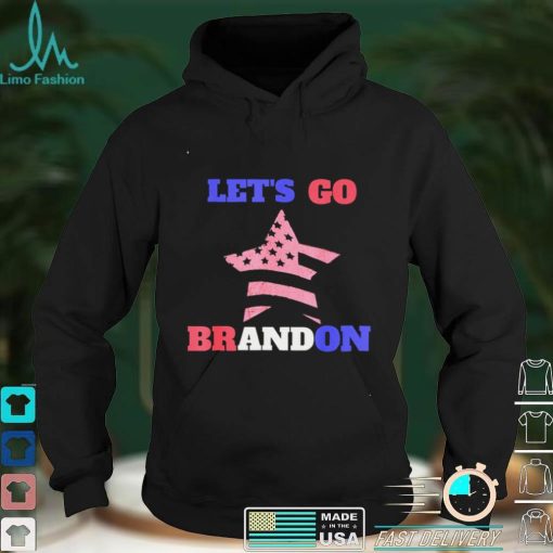 Official Let's Go Brandon Star US Flag Sweater Shirt