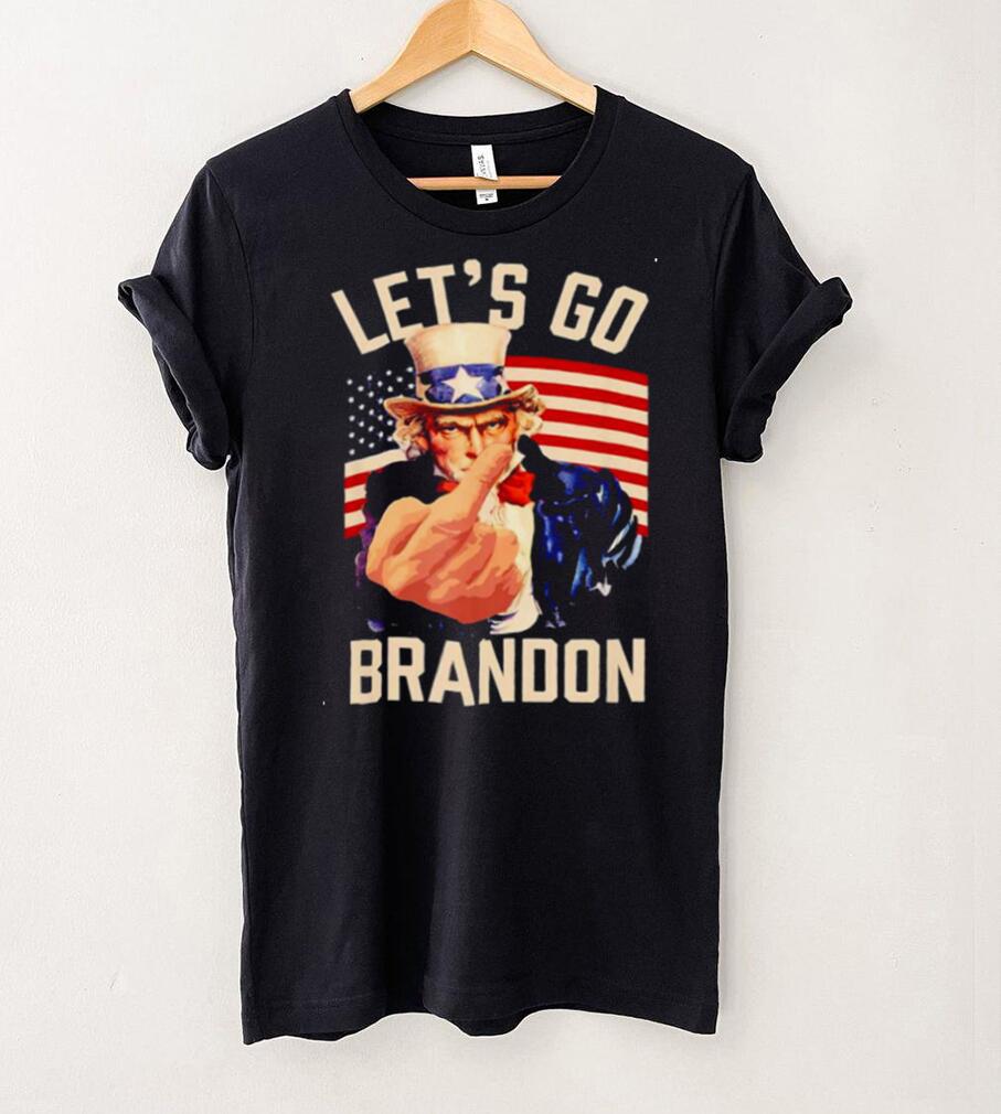 Official Let's Go Brandon Uncle Sam Middle Finger Tee Sweater Shirt