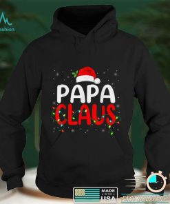 Papa Claus Christmas Santa Lover Matching Family Group T Shirt