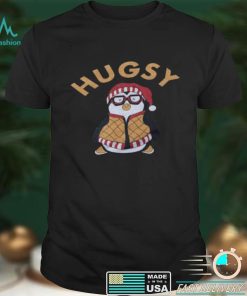 Penguin santa hugsy christmas shirt