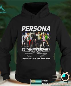 Persona 25th anniversary 1996 2021 signatures thank you for the memories shirt