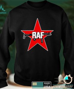 RAF Red Army Faction red star and gun shirt