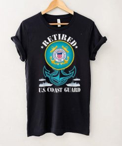 Retired US Coast Guard Veteran T Shirt Retirement Gift Tee T Shirt