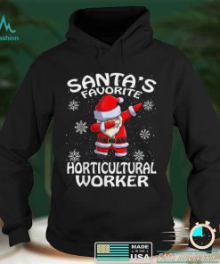 Santas Favorite Horticultural Worker Christmas T Shirt