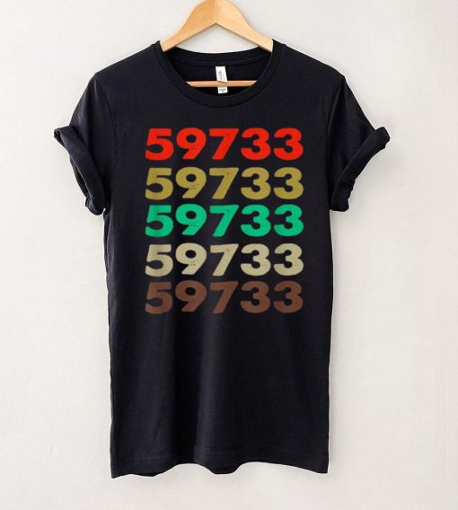 Shirt That Says 59733 Retro Zip codecode 59733 Shirt