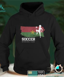 Soccer Burkina Faso Flag Football Womens Soccer Girls T Shirt