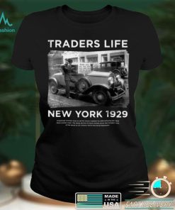 Stock TRADER SHIRT NEW YORK CITY 1929 historic T Shirt