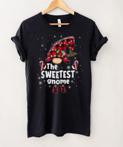Sweetest Gnome Buffalo Plaid Matching Family Christmas T Shirt 1
