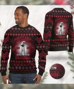 Tampa Bay Buccaneers Super Bowl Champions NFL Cup Ugly Christmas Sweater Sweatshirt Party