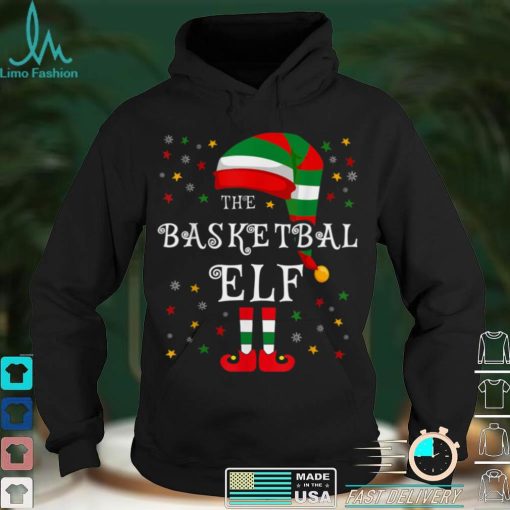 The Basketball Elf Shirt Christmas Family Matching Group Elf T Shirt