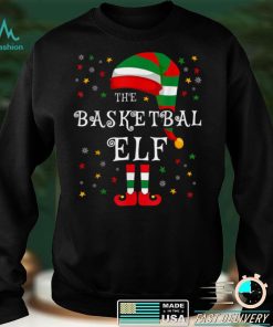 The Basketball Elf Shirt Christmas Family Matching Group Elf T Shirt
