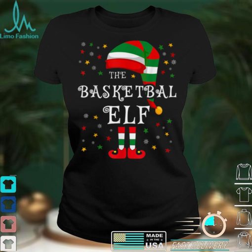 The Basketball Elf Shirt Christmas Family Matching Group Elf T Shirt