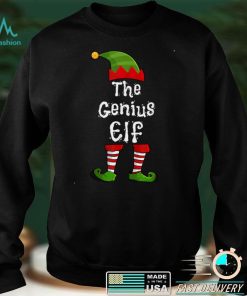 The Genius Elf Matching Family Group Christmas Funny T Shirt