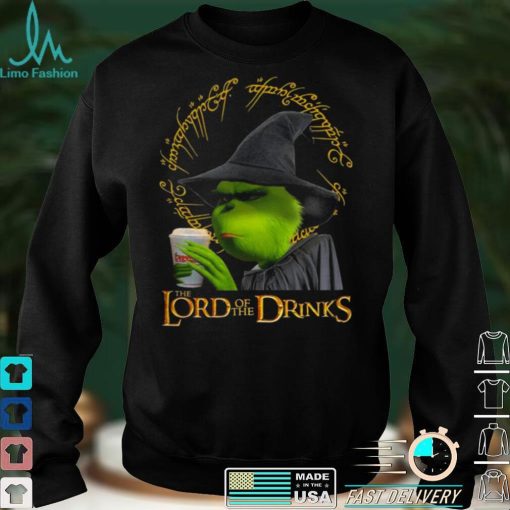 The Grinch Dunkin Donuts The Lord Of The Drinks Shirt