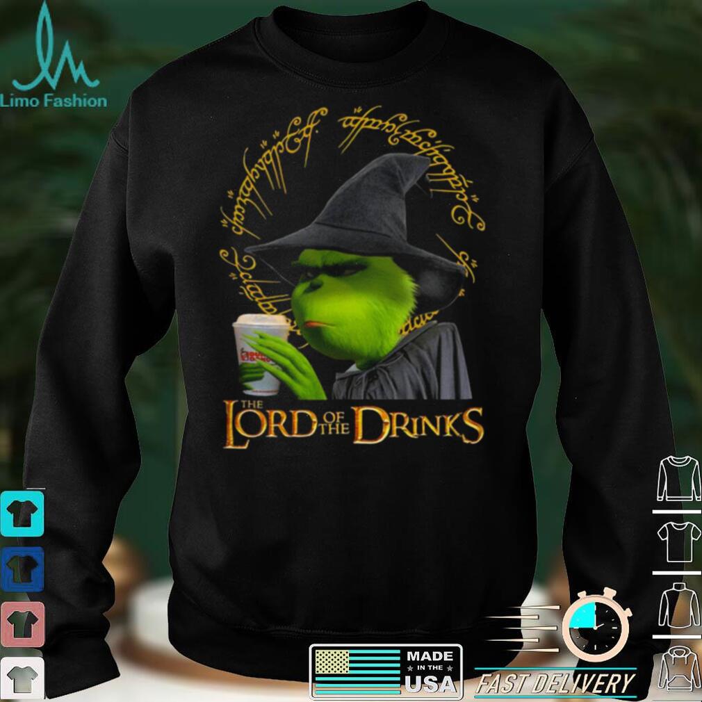 The Grinch Dunkin Donuts The Lord Of The Drinks Shirt The Grinch Dunkin Donuts The Lord Of The Drinks Shirt
