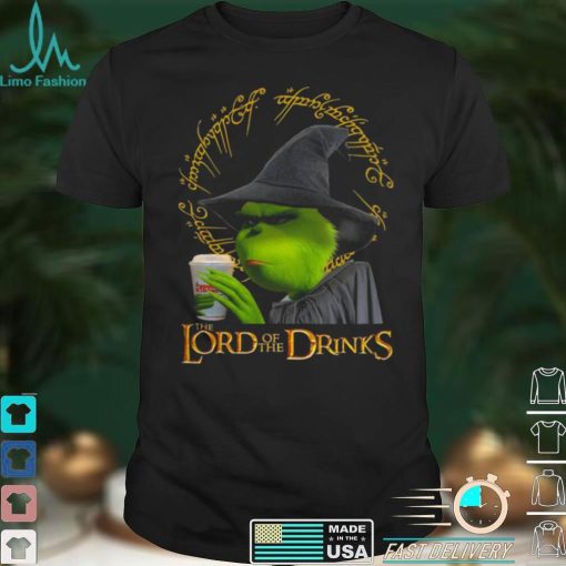 The Grinch Dunkin Donuts The Lord Of The Drinks Shirt