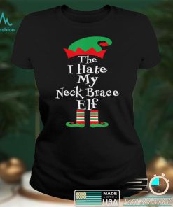 The I Hate My Neck Brace Elf Christmas Group Matching Family T Shirt
