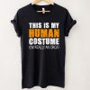 This Is My Human Costume Im Really An Orca Whale Long Sleeve T Shirt