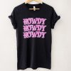 Vintage Howdy Rodeo Western Country Southern Cowgirl T Shirt