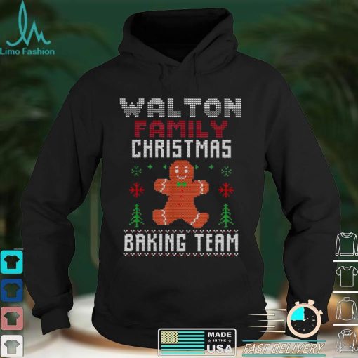 Walton Family Christmas Baking Team Matching gingerbread Shirt