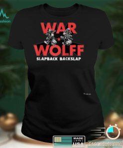 War Wolff Slapback Backslap Raglan Baseball Tee