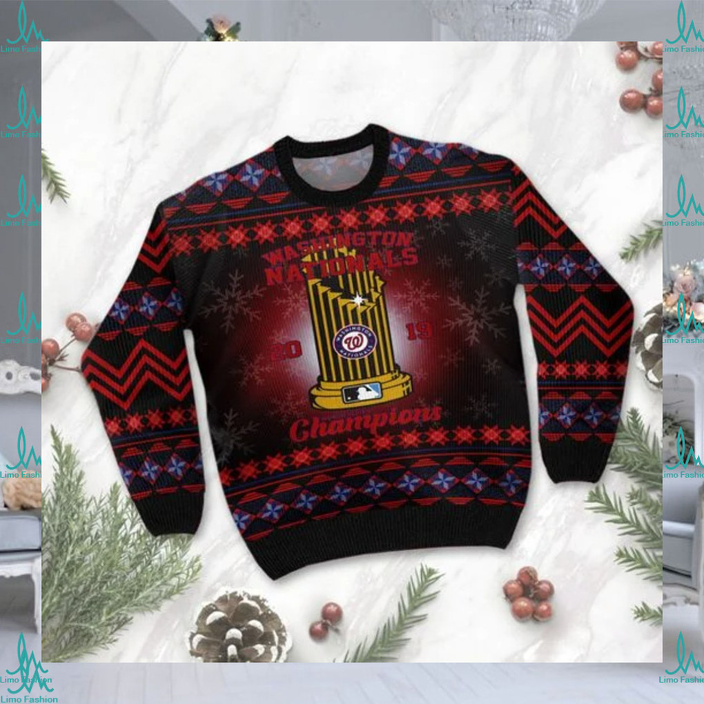 Washington Nationals World Series Champions MLB Cup Ugly Christmas Sweater Sweatshirt Party Washington Nationals World Series Champions MLB Cup Ugly Christmas Sweater Sweatshirt Party