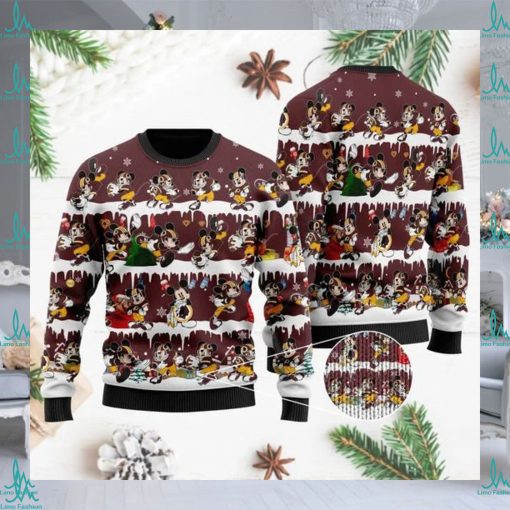 Washington Redskins Mickey NFL American Football Ugly Christmas Sweater Sweatshirt Party