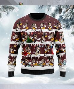 Washington Redskins Mickey NFL American Football Ugly Christmas Sweater Sweatshirt Holiday Party 2021 Plus Size For Men Women On Xmas Party2