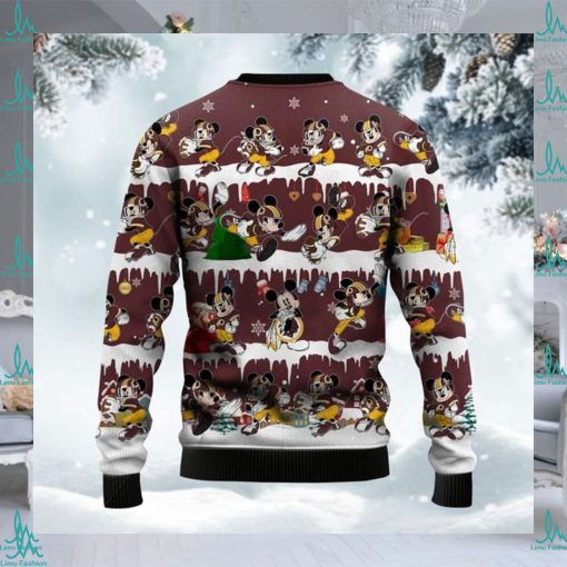 Washington Redskins Mickey NFL American Football Ugly Christmas Sweater Sweatshirt Party