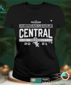 White Chicago Soxs 2021 AL Central Champions T Shirt