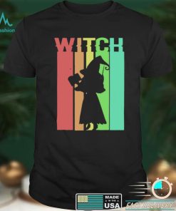 Witch Vintage Witchcraft Halloween Wiccan Coven Retro Shirt