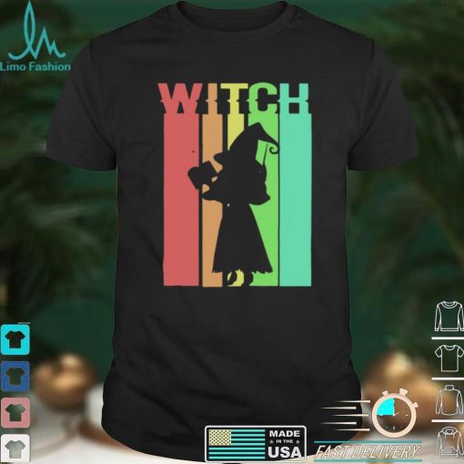 Witch Vintage Witchcraft Halloween Wiccan Coven Retro Shirt