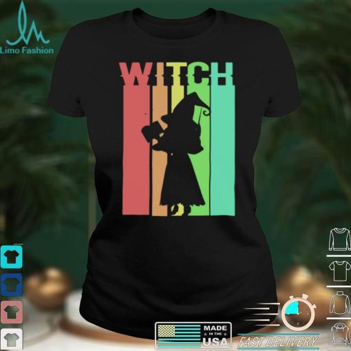 Witch Vintage Witchcraft Halloween Wiccan Coven Retro Shirt