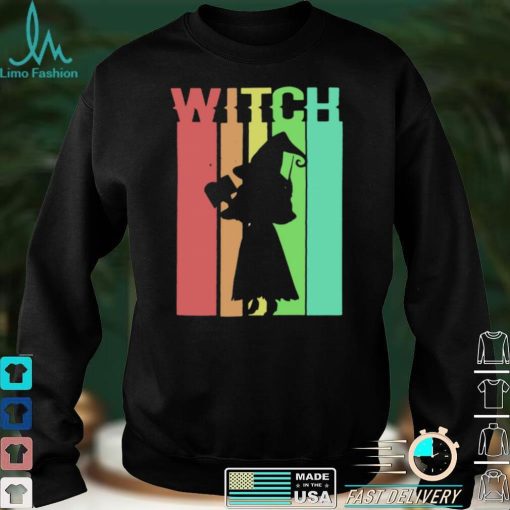 Witch Vintage Witchcraft Halloween Wiccan Coven Retro Shirt