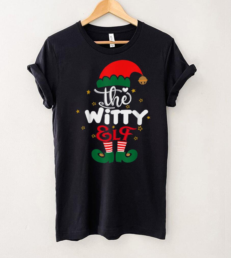 Witty Elf Matching Family Group Christmas Party Pajama T Shirt 1