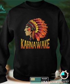 Womens Kahnawake Tribe Native American Kahnawake Heritage Related V Neck T Shirt