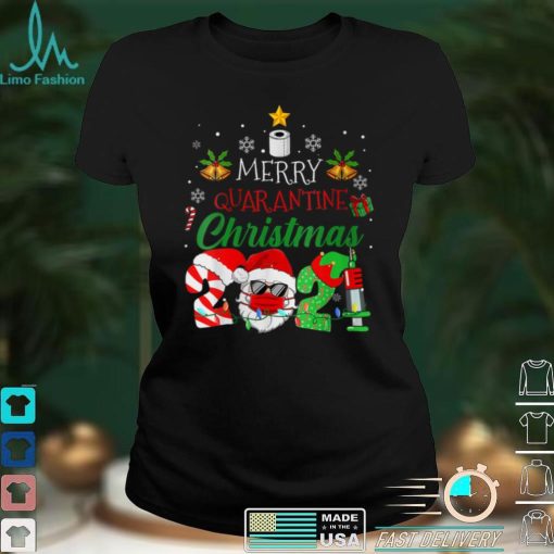 Womens Merry Christmas 2021 Reindeer Funny Pajamas Family Xmas V Neck T Shirt (2)