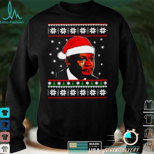 crying Jordan Christmas shirt