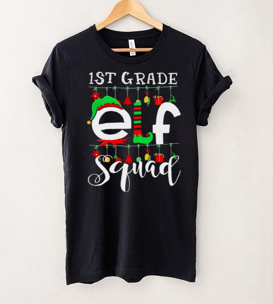 1st Grade Teacher Elf Squad Family Christmas Sweater Shirt 1st Grade Teacher Elf Squad Family Christmas Sweater Shirt