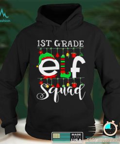 1st Grade Teacher Elf Squad Family Christmas Sweater Shirt
